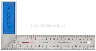 Угольник столярный ЗУБР ЭКСПЕРТ 37*250мм 34393-25