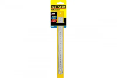 Линейка из нерж стали 2-х сторонняя STAYER PROFI 0,3М 3427-030_z01
