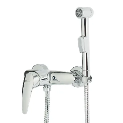 Смеситель настенный с гигиен. душем, хром Linara LEMARK LM0418C