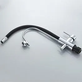 Смеситель Черный. кух. с вых. для пит. воды LEDEME L4755-2