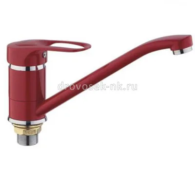Смеситель для кухни ф40 красный FRAP F4928-13
