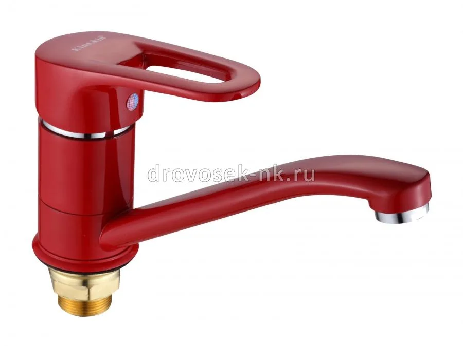 Смеситель DIKALAN кухня D4528-10 красный