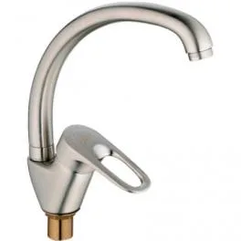 Смеситель для кухни с гайкой (утка) LEDEME L5904A