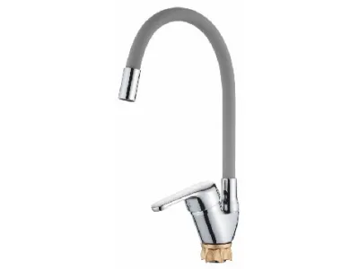 Смеситель д/кухни Серый силикон LEDEME L4132-9