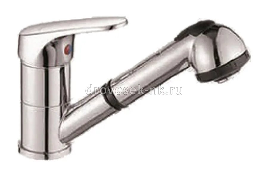 Смеситель DIKALAN кухня D6001 (D209-6) выдвижн лейка