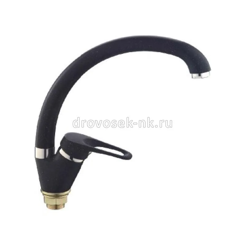 Смеситель д/кухни с гайкой (утка) LEDEME L5913F