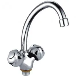Смеситель для кухни с гайкой LEDEME L4126-2