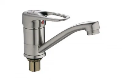 Смеситель для кухни+сред. изливом LEDEME L4504A-2