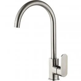 Смеситель для кухни с гайкой из нерж. стали LEDEME L74016