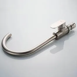 Смеситель для кухни с гайкой из нерж. стали LEDEME L74016