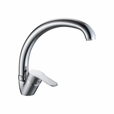 Смеситель д/кухни Leone с высоким изливом, креп.гайка d35 GOTA ROCIO G052410