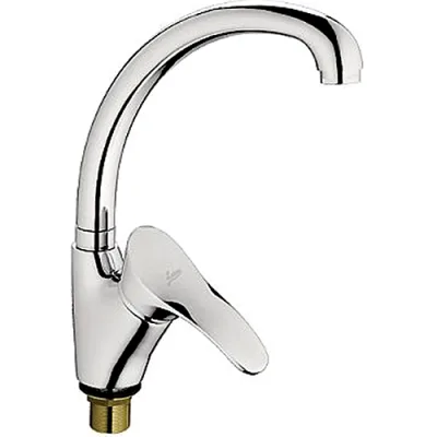 Смеситель для кухни с гайкой Ledeme LF85901