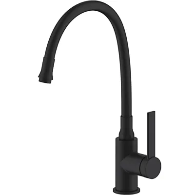 Смеситель для кухни чёрный Frap F4067-6