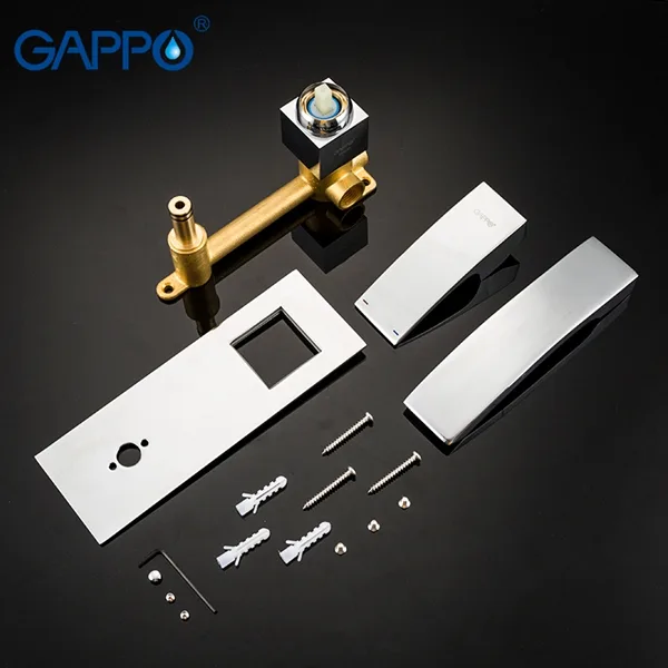Смеситель GAPPO д/раковины встраеваемый хром G1007-2