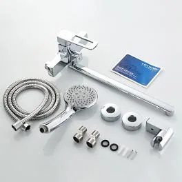 Смеситель для ванны с длинным изливом LEDEME L2267