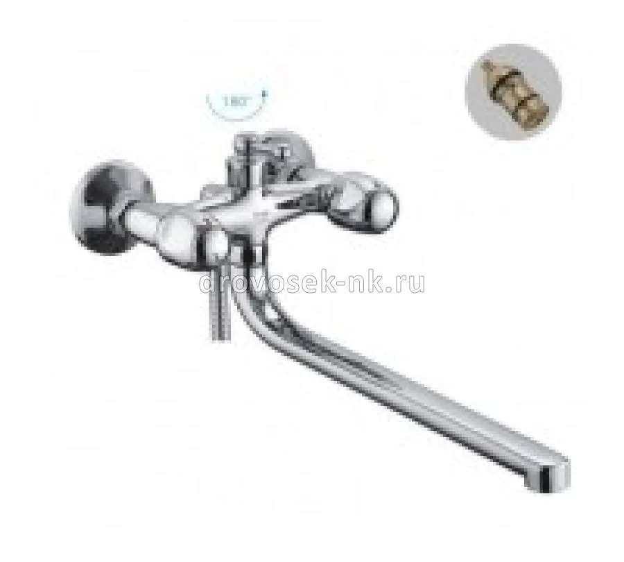 Смеситель для ванны с длинным изливом 35F FRAP F2286