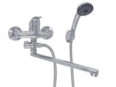 Смеситель для ванны с длинным изливом излив 30см Gota Rocio Cordoba G135710 (721904) $