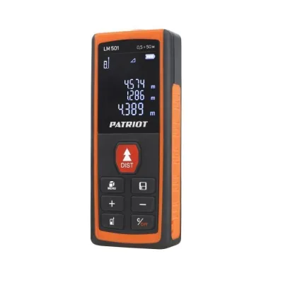 Дальномер лазерный PATRIOT LM 501 (50м) 120201501