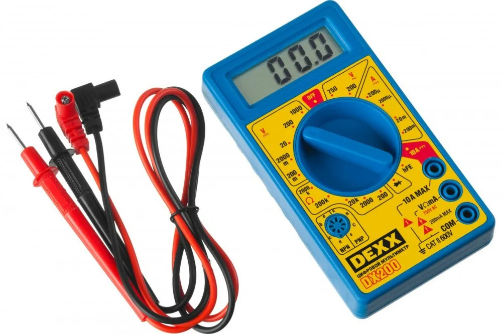 Мультиметр DEXX DX200 цифровой 45300