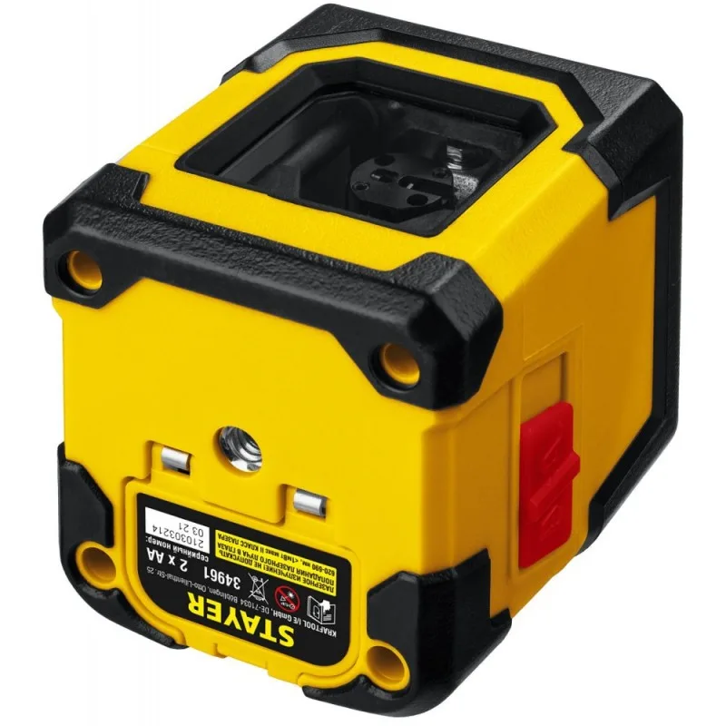 Нивелир лазерный STAYER SLM-2 10м, точн. +/-0,5 мм/м, штатив, кейс 34961-2