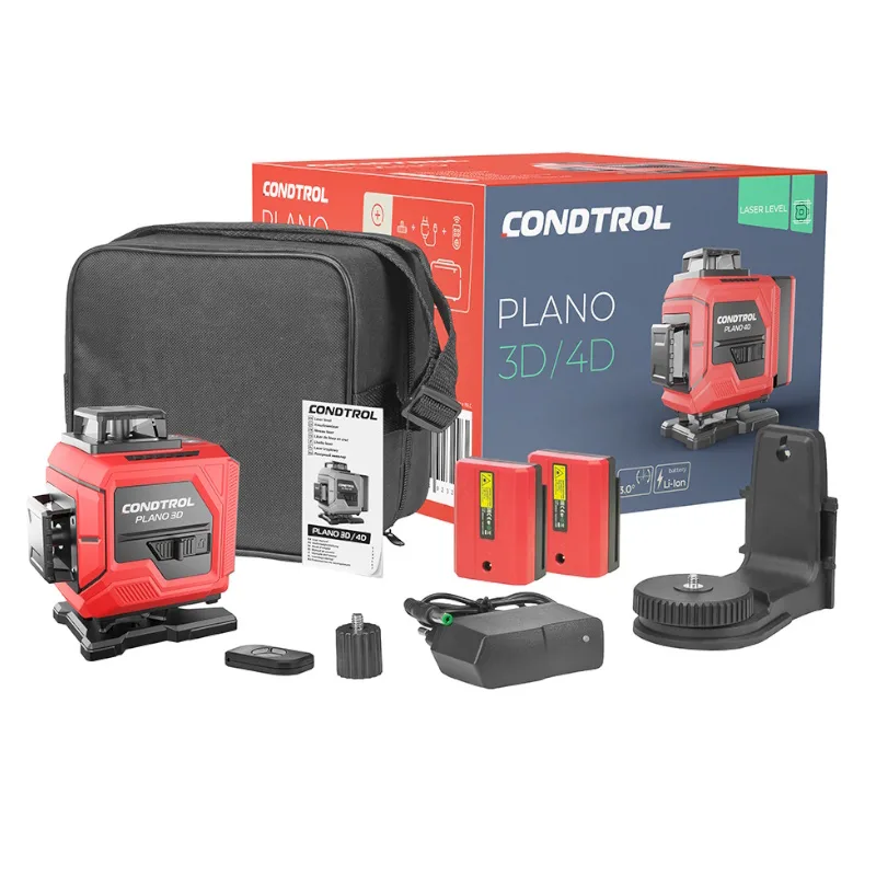 Нивелир лазерный CONDTROL PLANO 4D Plus 1-2-474