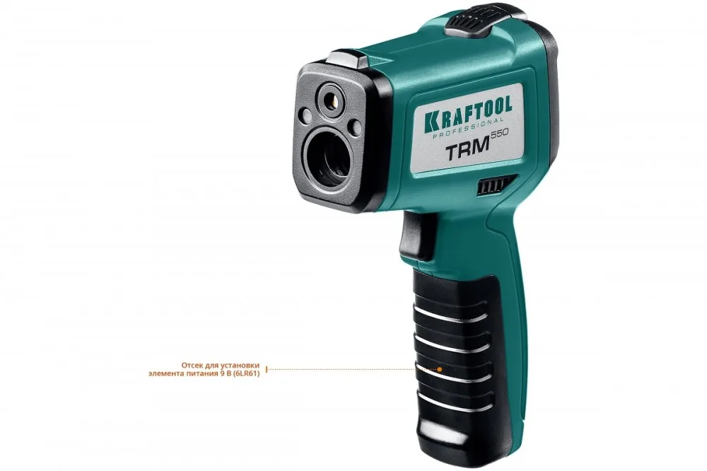 Пирометр инфракр -50°С +550°С, TRM-550 KRAFTOOL 45705-550