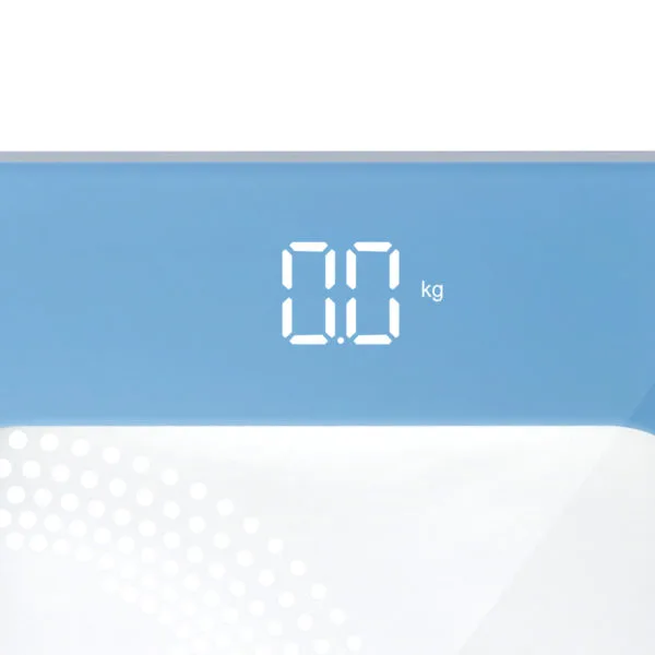 Весы напольные Centek CT-2440 LED BLUE электронные шаг 0,1кг/фунт, LCD 65x28, размер 28х28см
