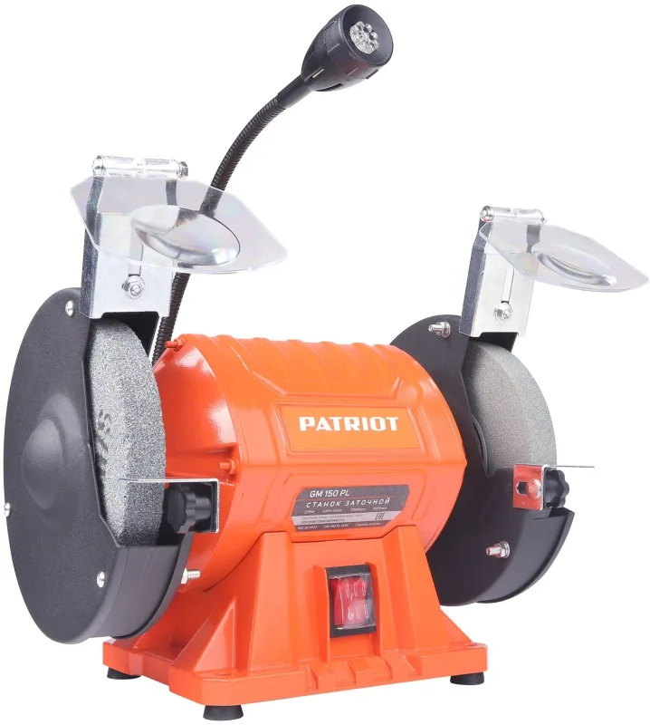 Станок заточной PATRIOT Expert GM 150 PL (375Вт, 150мм) 160301533