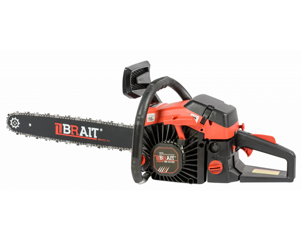 Бензопила BRAIT BR 52-18C ("18" 0,325 1,5 72зв 3,3л.с., легкий пуск)