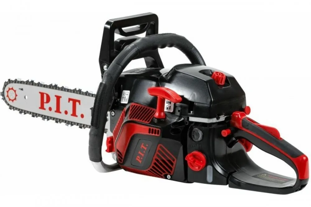 Бензопила P.I.T. GCS45-C5 (16"/400мм, 2кВт/2,8л.с, 53см³, хром.цил., легкий старт)