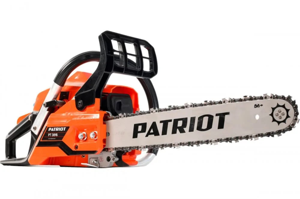 Бензопила Patriot PT3816 (2,0л.с/16"/3/8/1,3мм)+ПОДАРОК топор
