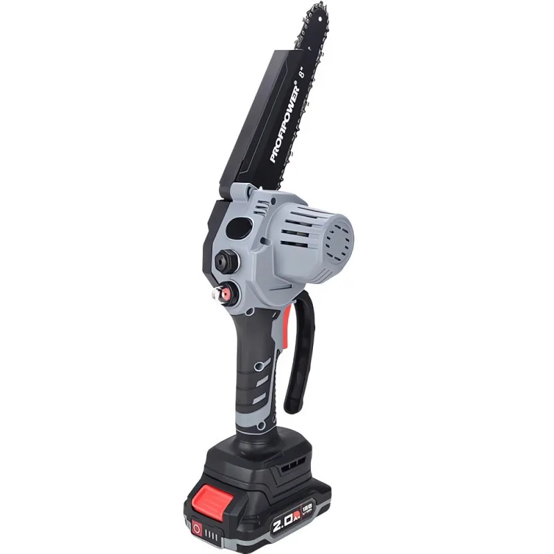 Пила цепная акк бесщет. ProfiPower MKGSH-18V (Li-on, 2*2Ач, 8", 20см, 1/4", 45зв.) E0216