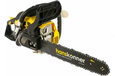 Бензопила Hanskonner HGC1416 (1,4 кВт, 1,9 л/с, шина 16", 3/8, 1,3мм, 57зв)