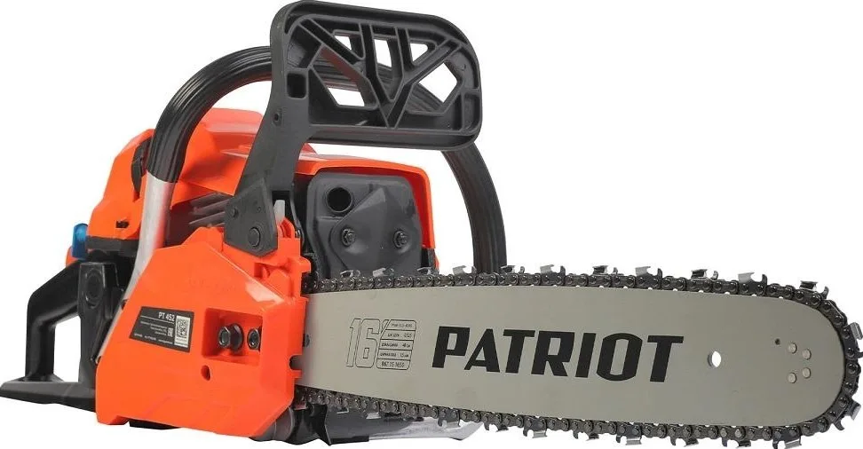 Бензопила PATRIOT PT 452 (шина 16", 0,325 1,5мм 66зв) 220104452