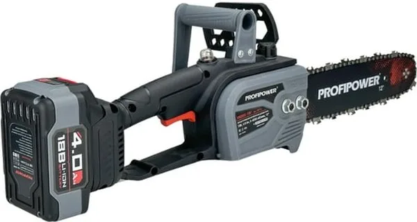 Пила цепная акк бесщеточная ProfiPower MKDUC-20V (Li-on 1*4Ач, 12", 0-4500об/мин, ЗУ, коробка) E0114