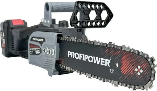 Пила цепная акк бесщеточная ProfiPower MKDUC-20V (Li-on 1*4Ач, 12", 0-4500об/мин, ЗУ, коробка) E0114