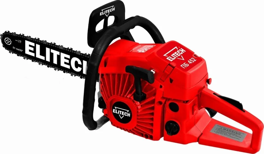 Бензопила Elitech ДМ ПБ 452 (1.7кВт/2.3л.с, 3200-12000об/мин) 205449