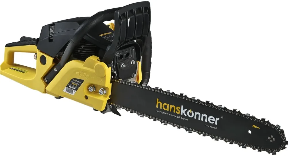 Бензопила Hanskonner HGC5218 2кВт, шина 18" 72 звена, шаг цепи 0,325"