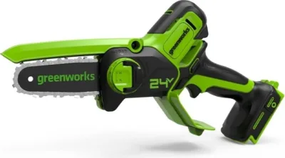 Пила цепная мини аккум. Greenworks GD24CSMNX (24V, 15см, бесщет., c 1хАКБ 4Ач и ЗУ) 2008707UB