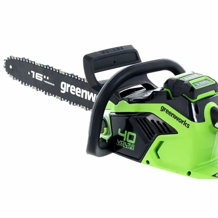 Пила цепная аккум. Greenworks GD40CS18K5 (40V, 40см, бесщет., до 1,8КВт, с 1хАКБ 5Ач и ЗУ)2005807UG