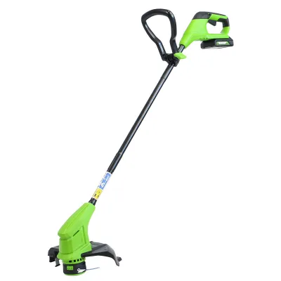 Триммер акк. GreenWorks G24LT25K2 (24V,25 см,1*2Ач и ЗУ) 2107207SA