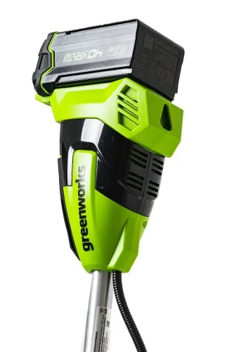 Триммер аккумуляторный Greenworks GD40BCB (40В, 40см, без АКБ и ЗУ, нож) 2105707