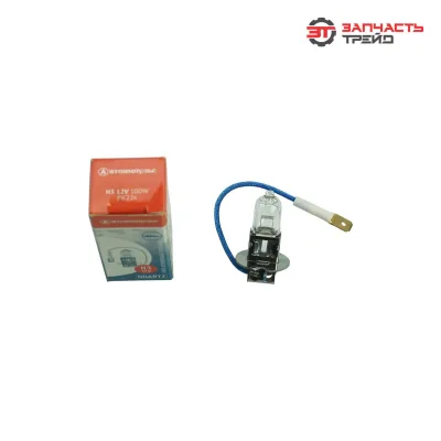 Лампа галогеновая PK22s H3 100W (Н3 12-100) 12V (IMPULS LAMP)