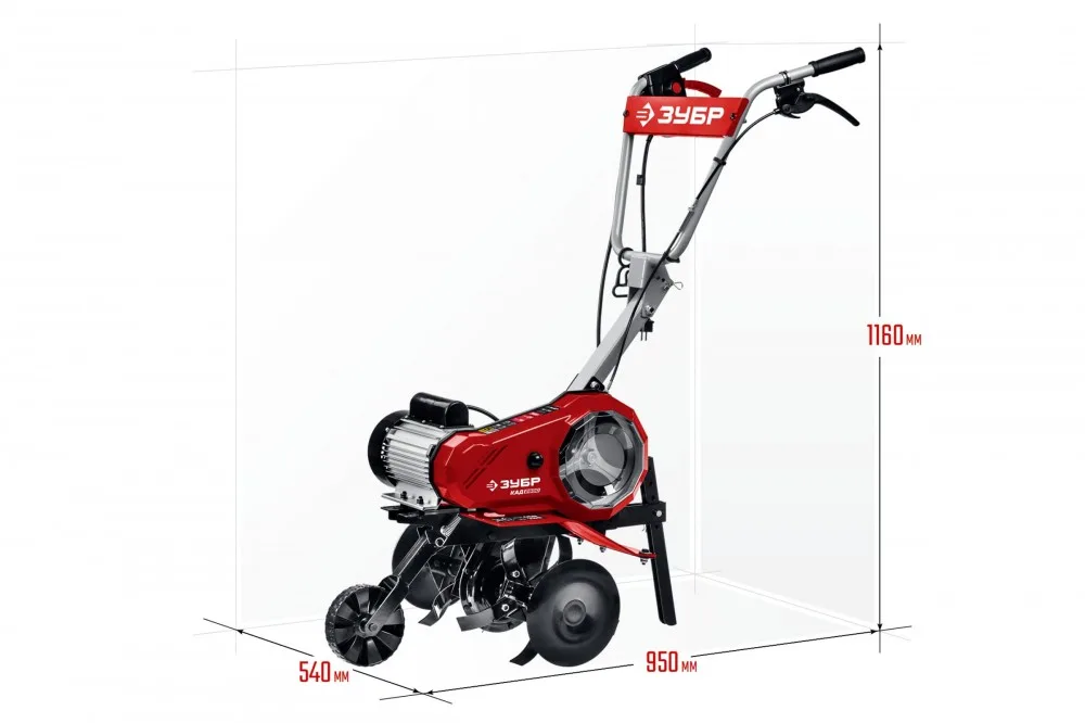 Культиватор электрический ЗУБР КАД-2500 2500Вт