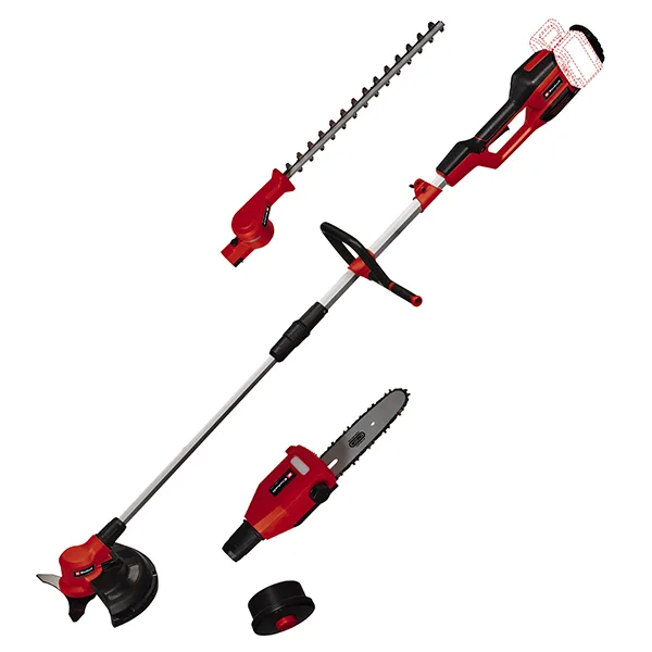 Высоторез акк с доп насадками Einhell GE-LM 36/4in1 Li-solo