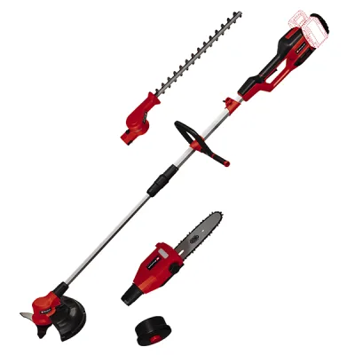 Высоторез акк с доп насадками Einhell GE-LM 36/4in1 Li-solo