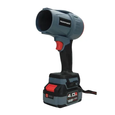Воздуходувка аккумуляторная бесщет.ProfiPower Tornado MKBUB-20V E0225(20В,Li-Ion,1*4Ач,ЗУ,в коробке)