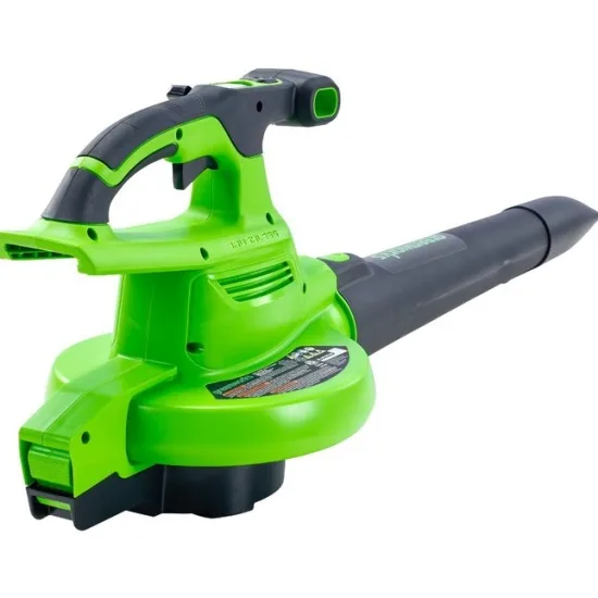 Воздуходув-пылесос садовый аккум. Greenworks GD40BVIIK4 (40V, c 1хАКБ 4Ач и ЗУ) 2406907UB