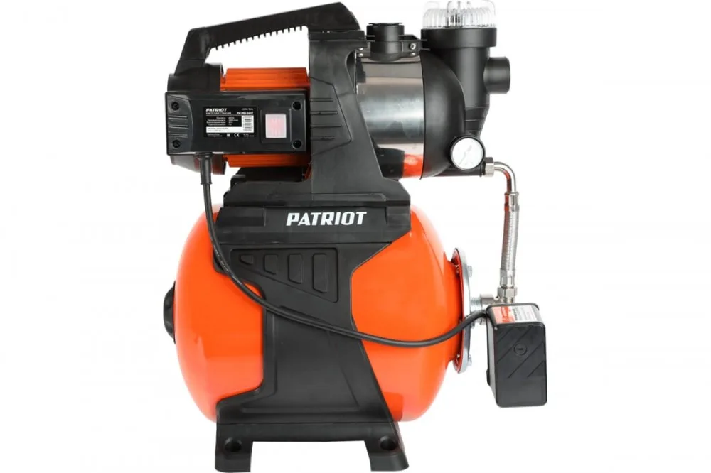 Насосная станция PATRIOT PW 850-24 ST (насос.часть-пластик/нерж.сталь,850Вт)