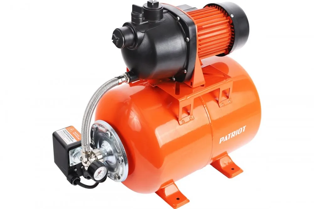 Насосная станция PATRIOT PW 1200-24 P (пластик,24л,1200Вт)